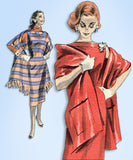 1950s Original Vintage Butterick Pattern 7931 Uncut Misses Wiggle Dress Sz 36 B