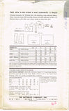 1950s Original Vintage Butterick Pattern 7953 Uncut Easy Skirt & Blouse Sz 36 B
