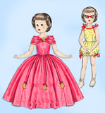 1950s Vintage Butterick Sewing Pattern 7974 25 inch Sweet Sue Doll Clothes