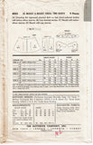 Butterick 8053: 1950s Dress w Thin or Full Skirt Sz 32 B Vintage Sewing Pattern