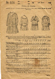 1910s VTG Butterick Sewing Pattern 8134 Toddler Girls Edwardian Sailor Dress Sz4