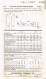 1950s Vintage Butterick Sewing Pattern 8213 Misses Wiggle Dress & Topper Sz 34 B