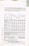 1950s Original Vintage Butterick Pattern 8218 Uncut Misses Slender Dress Sz 36 B