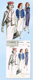 1950s Original Vintage Butterick Pattern 8228 Uncut Misses Suit and Blouse 36 B