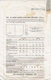 1950s Vintage Butterick Sewing Pattern 8266 Easy Misses One Yard Skirt Sz 24.5 W