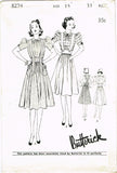 1930s Butterick Sewing Pattern 8274 Uncut Misses Suspender Skirt & Blouse Sz 33B