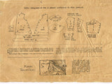 1910s Vintage Butterick Sewing Pattern 8276 Baby Girls Ripple Box Coat Sz 6 mos
