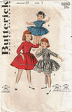 1950s Vintage Butterick Sewing Pattern 8282 Cute Baby Girls Dress Size 1 20 Bust