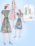 1930s VTG Butterick Sewing Pattern 8313 Uncut Misses Sun or Shirtwaist Dress 33B