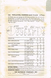 1950s Vintage Butterick Sewing Pattern 8354 18in High Heel Revlon Doll Clothes