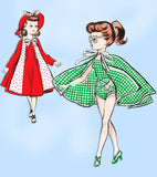 1950s Vintage Butterick Sewing Pattern 8354 18in High Heel Revlon Doll Clothes vintage4me2