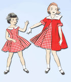 Butterick 8390: 1950s Cute Girls Dress Coat & Beret Sz 4 Vintage Sewing Pattern