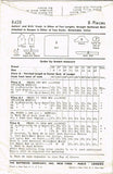 1940s Vintage Butterick Sewing Pattern 8428 Little Girls Formal Dress or Gown 10 - Vintage4me2