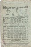 1930s Vintage Butterick Sewing Pattern 8456 Misses Slip w Shadow Proof Panel 30B