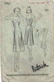 1930s Vintage Butterick Sewing Pattern 8456 Misses Slip w Shadow Proof Panel 30B