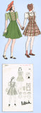 1930s Vintage Butterick Sewing Pattern 8553 Girls Pantie Blouse & Jumper Size 10
