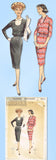 1950s Vintage Butterick Sewing Pattern 8694 Uncut Misses Bloused Sheath Dress 32
