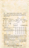 Fabric Requirements and Notions for Butterick 8701