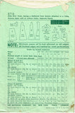 Butterick 8718: 1930s Uncut Little Girls Party Dress Sz 7 Vintage Sewing Pattern