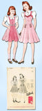 1930s Vintage Butterick Sewing Pattern 8857 Junior Girls Jumper & Blouse Sz 33 B - Vintage4me2