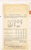 Butterick 8948: 1950s Misses Easy Blouse Size 34 Bust Vintage Sewing Pattern