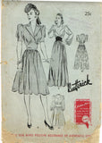 Butterick 8966: 1930s Misses Dress or Gown Size 32 Bust Vintage Sewing Pattern