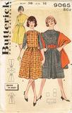 1950s Vintage Butterick Sewing Pattern 9065 Uncut Misses Easy Dress Size 36 Bust