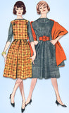 1950s Vintage Butterick Sewing Pattern 9065 Uncut Misses Easy Dress Size 36 Bust