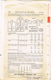 1950s Orig Vintage Butterick Pattern 9097 Uncut Misses Kimono Sheath Dress 36 B