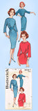 1950s Orig Vintage Butterick Pattern 9097 Uncut Misses Kimono Sheath Dress 36 B
