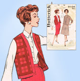 1960s Vintage Butterick Sewing Pattern 9106 Uncut Skirt & Cardigan Jacket Sz 32B