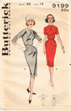 Butterick 9199: 1960s Marvelous Misses Dress Size 32 Bust Vintage Sewing Pattern - Vintage4me2