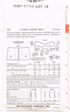 1960s Original Vintage Butterick Pattern 9257 Misses Dress w Kimono Sleeves 32 B