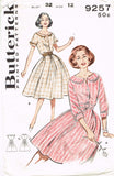 1960s Original Vintage Butterick Pattern 9257 Misses Dress w Kimono Sleeves 32 B