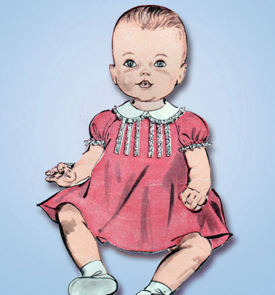 1950s Vintage Butterick Sewing Pattern 9590 Cute 13 Inch Baby Doll Clothes Set - Vintage4me2