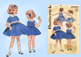 1960s Vintage Butterick Sewing Pattern 9680 Uncut Toddler Girls Dress Size 6