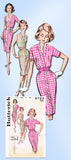 1960s Original Vintage Butterick Pattern 9723 Uncut Easy Misses Dress Size 32 B - Vintage4me2