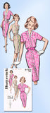 1960s Original Vintage Butterick Pattern 9723 Uncut Easy Misses Dress Size 36 B - Vintage4me2