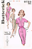 1960s Original Vintage Butterick Pattern 9723 Uncut Easy Misses Dress Size 36 B - Vintage4me2