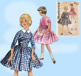 1960s Vintage Butterick Sewing Pattern 9911 Uncut Teen Girls Party Dress Sz14