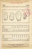Butterick S-224: 1940s Vintage Uncut Misses Blouse 36B Basic Fitting Sewing Pattern