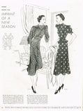1930s Vintage Butterick Delineator Patterns & Womens Magazine February 1937