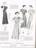 1930s Vintage Butterick Delineator Patterns & Womens Magazine February 1937