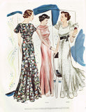 1930s Vintage Butterick Delineator Patterns & Womens Magazine July 1935 -  Vintage4me2