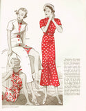 1930s Vintage Butterick Delineator Patterns & Womens Magazine July 1935 -  Vintage4me2