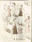 1930s Vintage Butterick Delineator Patterns & Womens Magazine July 1935 -  Vintage4me2