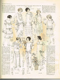 1920s Original Vintage Butterick Delineator Patterns & Womens Magazine May 1923 - Vintage4me2
