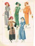1920s Original Vintage Butterick Delineator Patterns & Womens Magazine May 1923 - Vintage4me2
