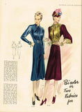 Instant Download 1930s Butterick Winter 1938 Fashion Magazine Pattern Book Catalog