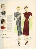 Instant Download 1930s Butterick Winter 1938 Fashion Magazine Pattern Book Catalog